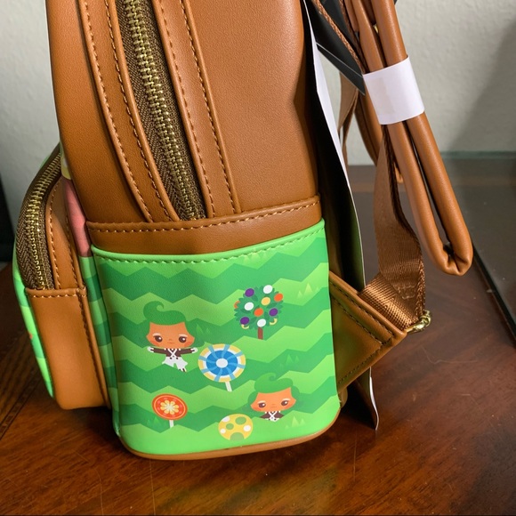 NWT Loungefly Willy Wonka and the Chocolate Factory Mini Backpack & Wallet Set - Picture 13 of 16